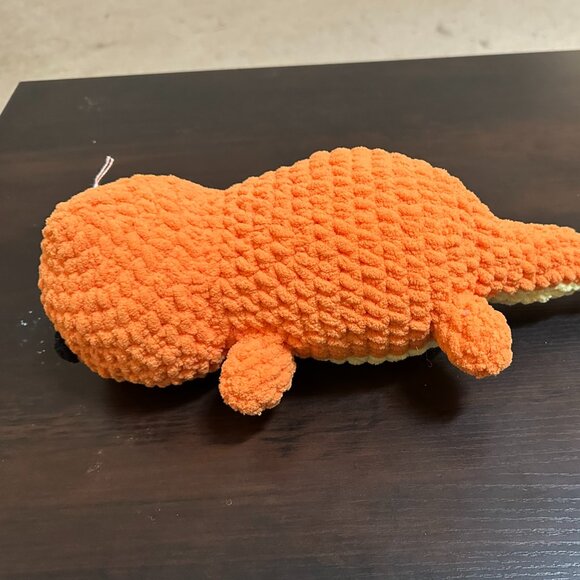 Charmander, hand crocheted, 16" long - Picture 2 of 5